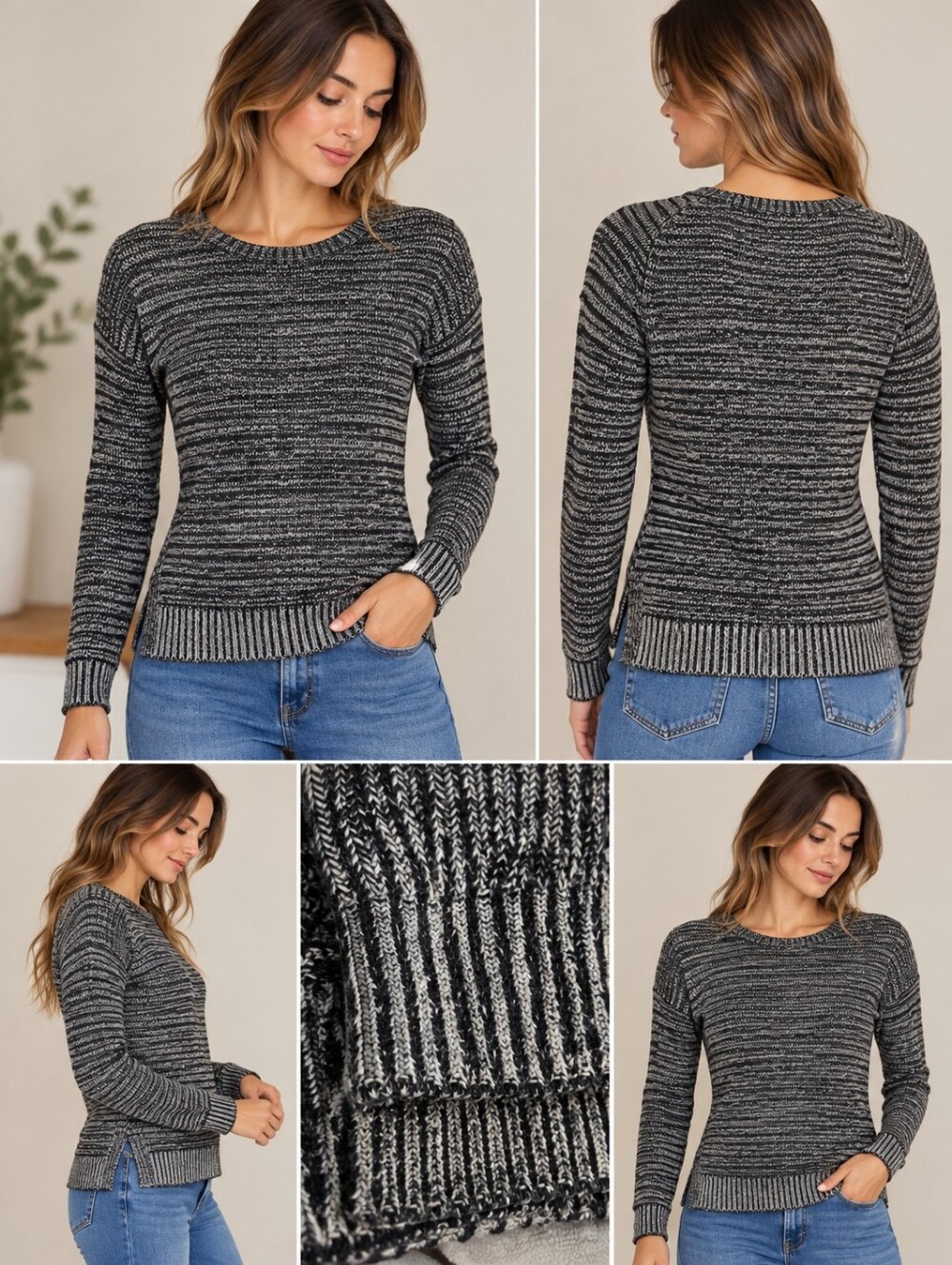 size XS Banana Republic Gray Knit sweater
